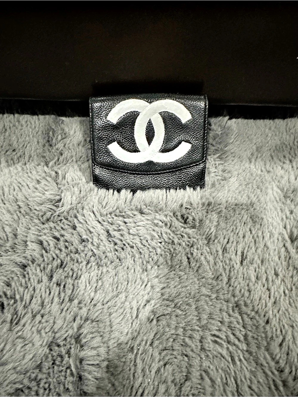 Chanel Cambon Ligne Bifold Wallet Black & Pink